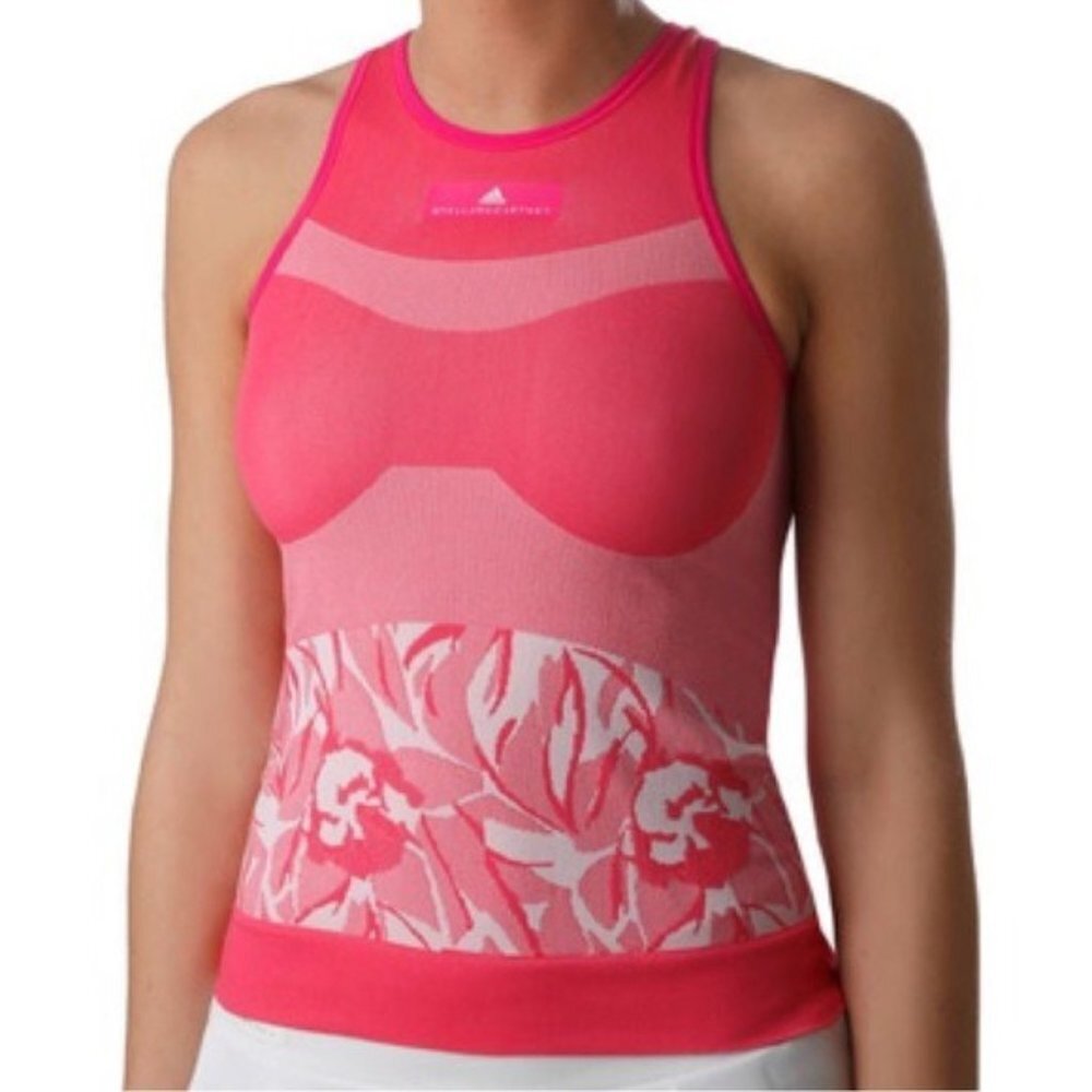 Adidas x Stella McCartney Pink Seamless Tank Top Small